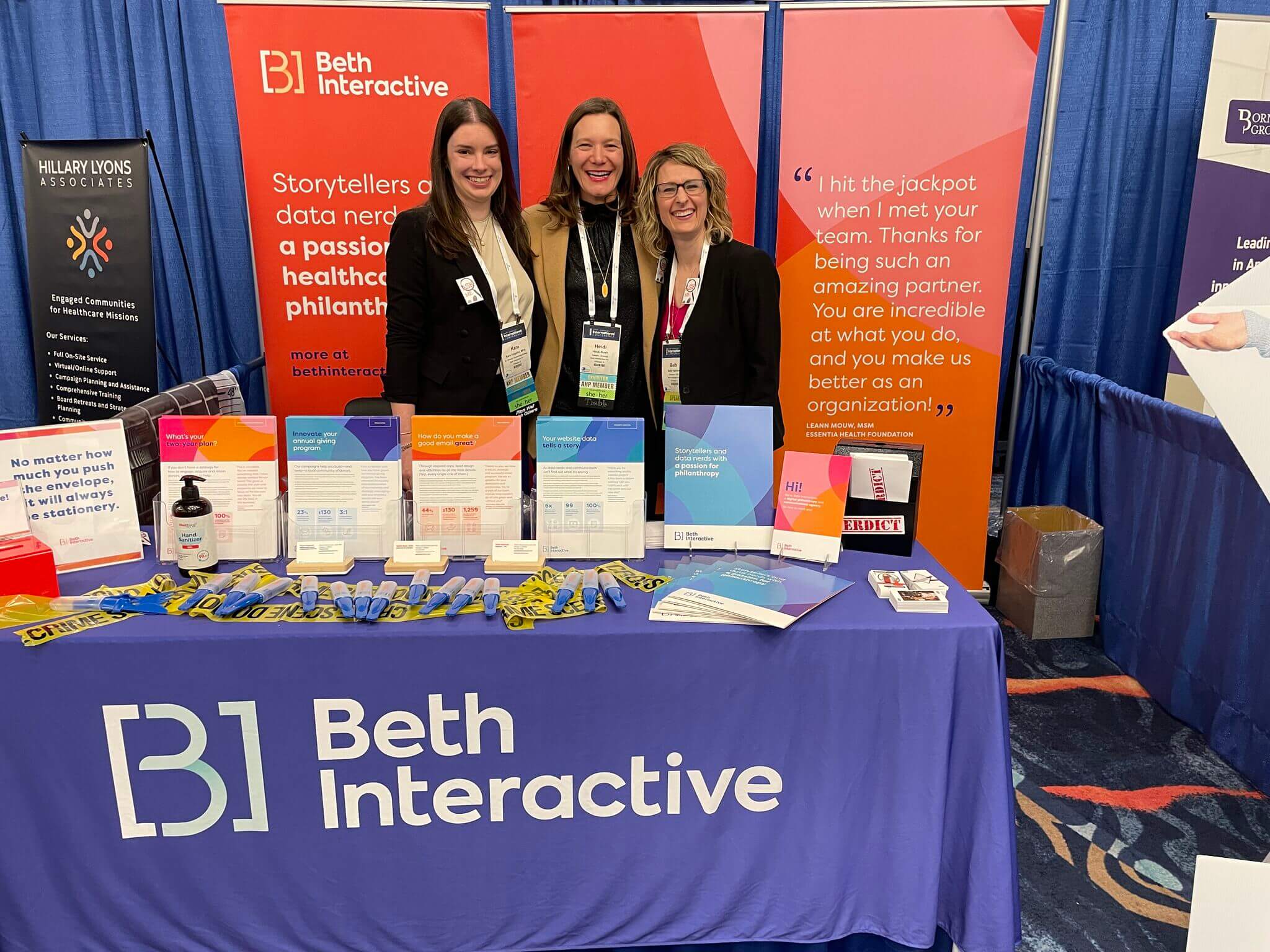 Kara, Heidi and Beth at AHP's Annual International Conference in San Diego!